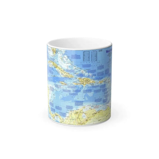 West Indies 1 (1987) (Map) Color Changing Mug 11oz Default Title 11oz - Go Mug Yourself