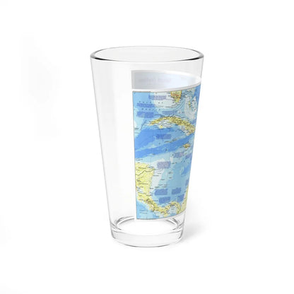 West Indies 1 (1987) (Map) Pint Glass 16oz-Go Mug Yourself