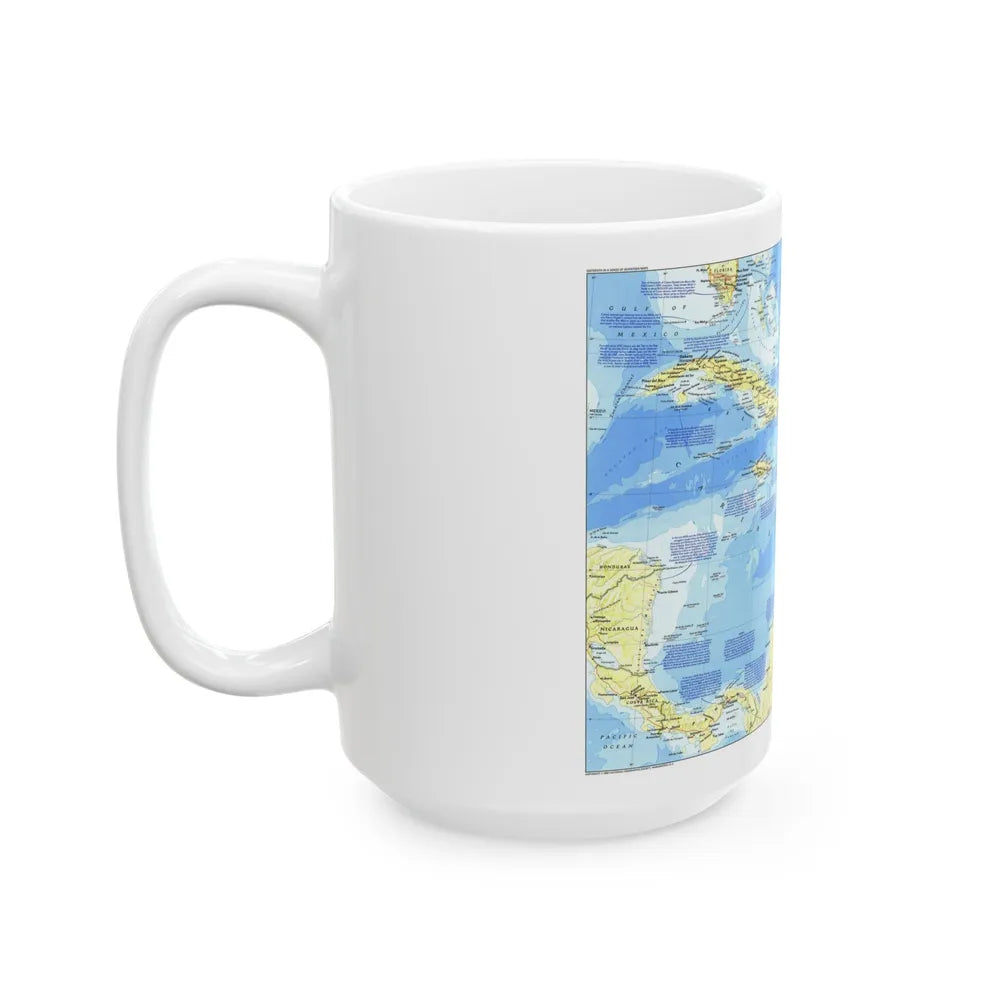 West Indies 1 (1987) (Map) White Coffee Mug-Go Mug Yourself