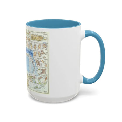 West Indies (1954) (Map) Accent Coffee Mug - Go Mug Yourself