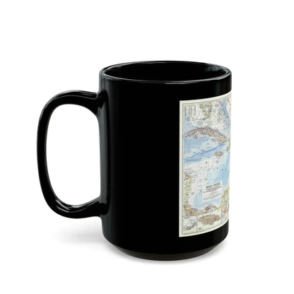 West Indies (1954) (Map) Black Coffee Mug - Go Mug Yourself