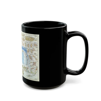 West Indies (1954) (Map) Black Coffee Mug - Go Mug Yourself