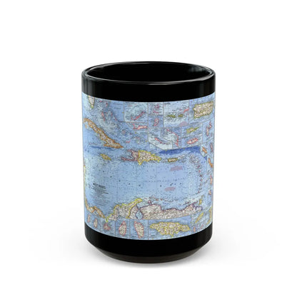 West Indies (1962) (Map) Black Coffee Mug-15oz-Go Mug Yourself