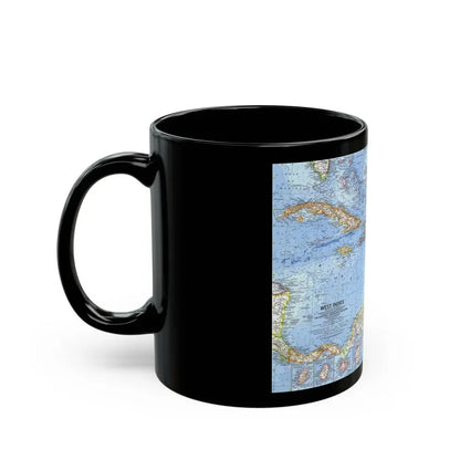 West Indies (1962) (Map) Black Coffee Mug - Go Mug Yourself