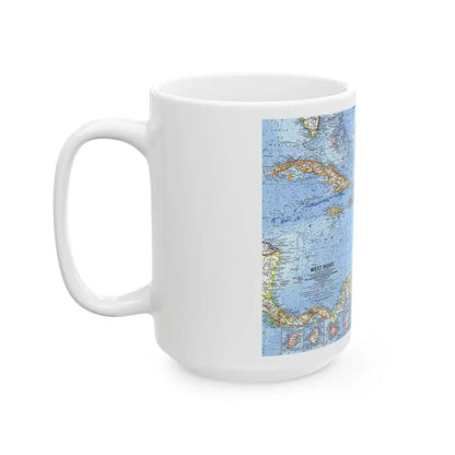 West Indies (1962) (Map) White Coffee Mug - Go Mug Yourself