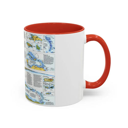 West Indies 2 (1987) (Map) Accent Coffee Mug - Go Mug Yourself