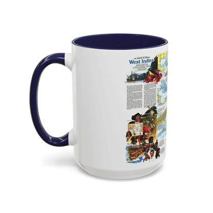 West Indies 2 (1987) (Map) Accent Coffee Mug - Go Mug Yourself