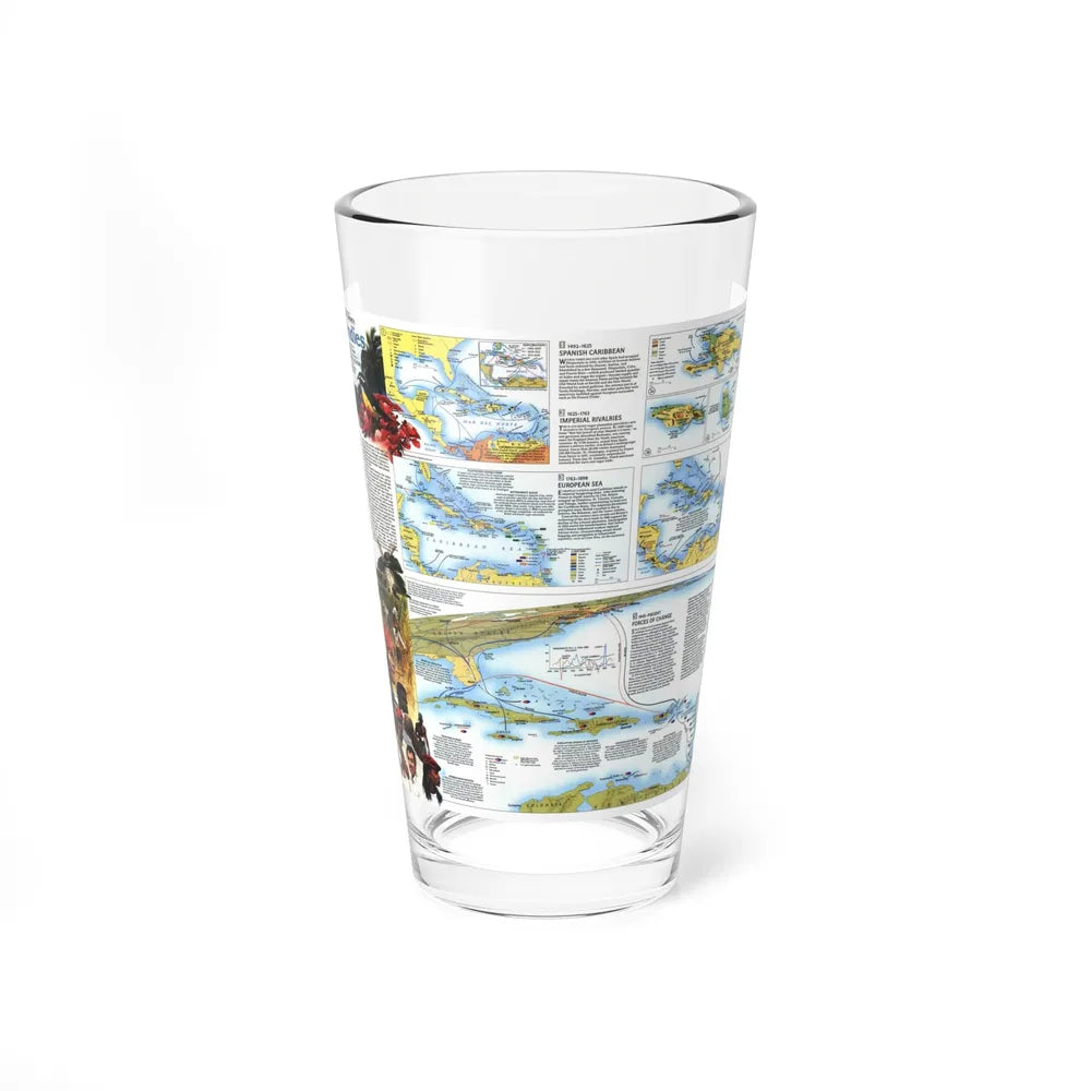 West Indies 2 (1987) (Map) Pint Glass 16oz-16oz-Go Mug Yourself