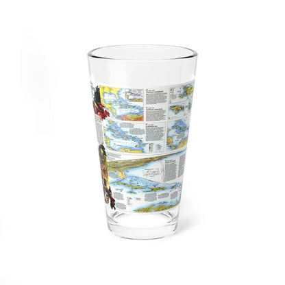 West Indies 2 (1987) (Map) Pint Glass 16oz 16oz - Go Mug Yourself