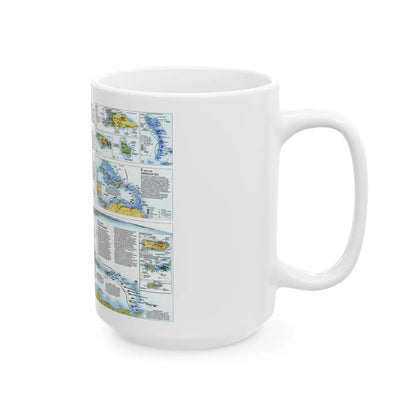 West Indies 2 (1987) (Map) White Coffee Mug-Go Mug Yourself