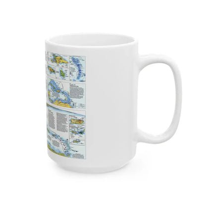 West Indies 2 (1987) (Map) White Coffee Mug - Go Mug Yourself