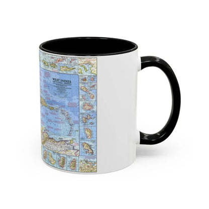 West Indies & Central America (1970) (Map) Accent Coffee Mug - Go Mug Yourself