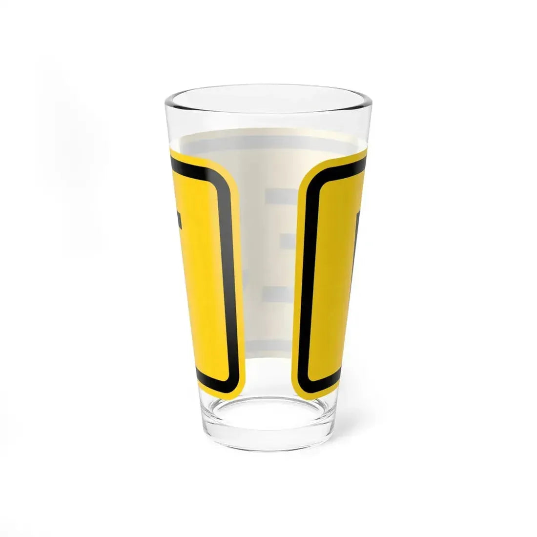 West plate small Wyoming (Wyoming) (Road Sign) Pint Glass 16oz - Go Mug Yourself