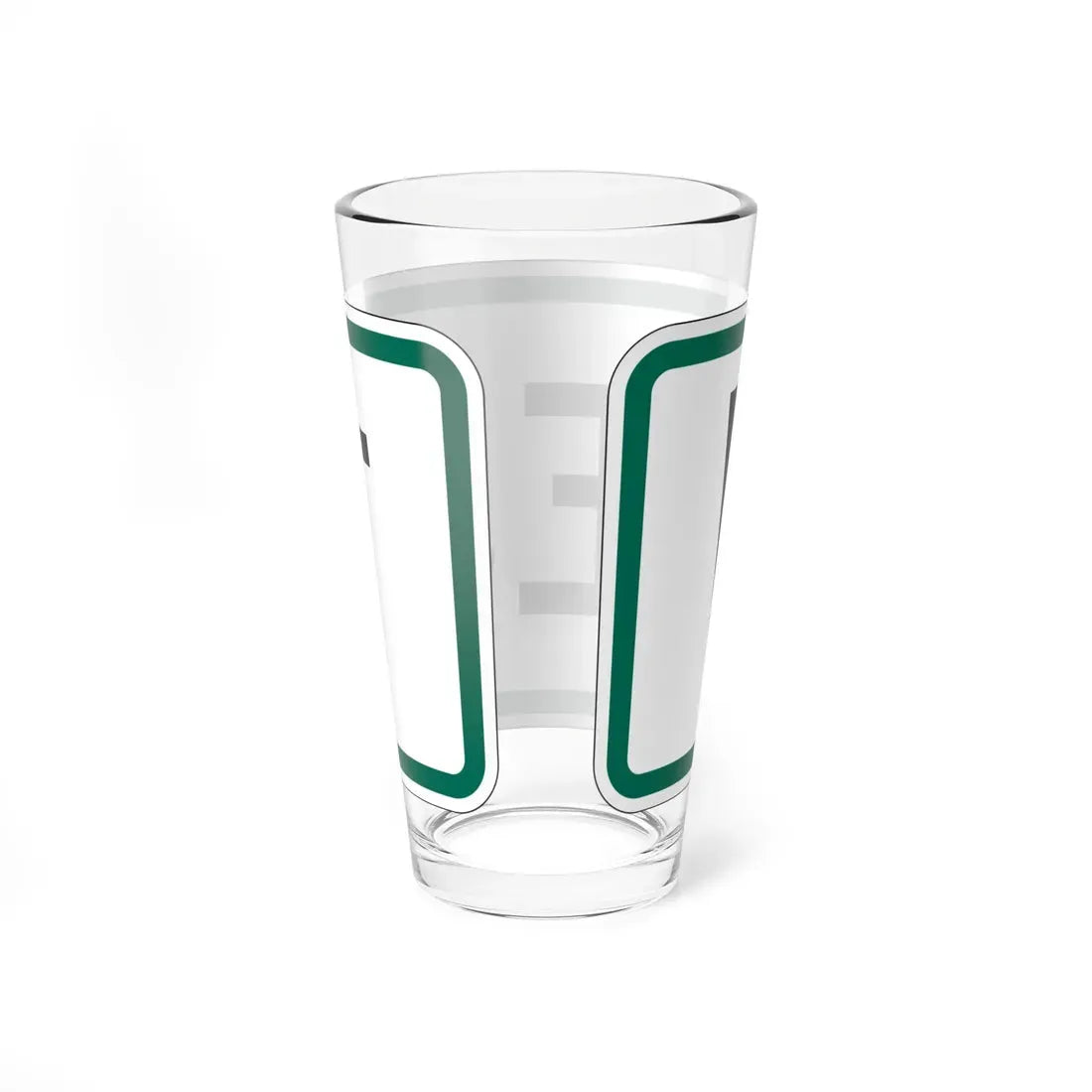 West plate South Dakota (South Dakota) (Road Sign) Pint Glass 16oz - Go Mug Yourself