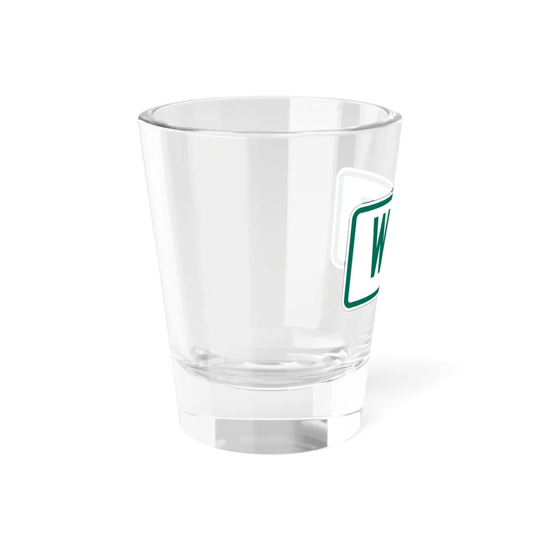West plate Vermont (Vermont) (Road Sign) Shot Glass 1.5oz - Go Mug Yourself