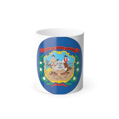 West Virginia State Seal NARA - Color Changing Mug 11oz-11oz-Go Mug Yourself