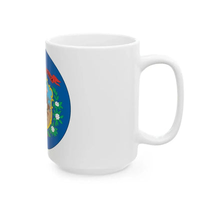 West Virginia State Seal NARA - White Coffee Mug - Go Mug Yourself