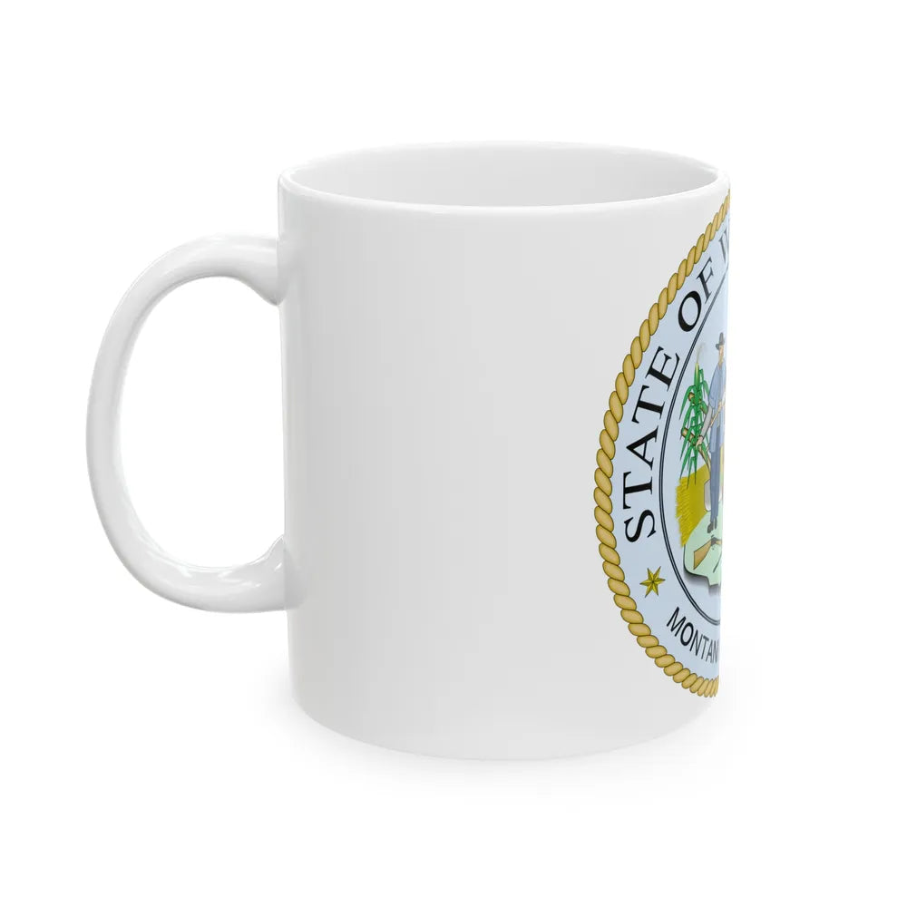 West Virginia State Seal - White Coffee Mug-Go Mug Yourself