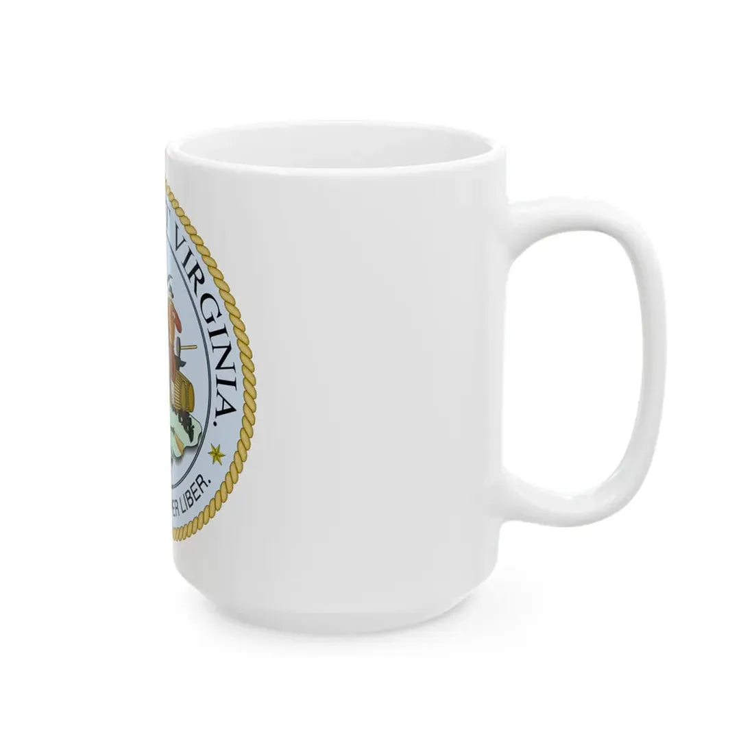 West Virginia State Seal - White Coffee Mug - Go Mug Yourself