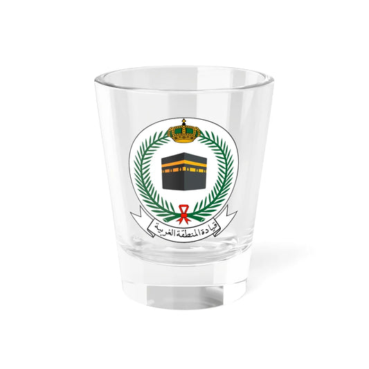 Western Military Region Command Saudi Arabia (Saudi Arabia) (Coat of Arms) Shot Glass 1.5oz 1.5oz - Go Mug Yourself