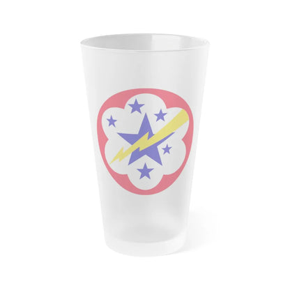 Western Pacific United States Forces (U.S. Army) Frosted Pint Glass 16oz-Go Mug Yourself