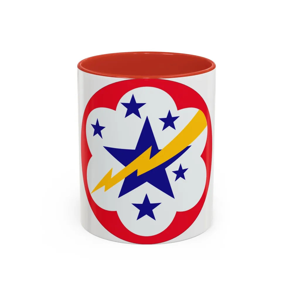 Western Pacific United States Forces (U.S. Army) Accent Coffee Mug 11oz Red - Go Mug Yourself