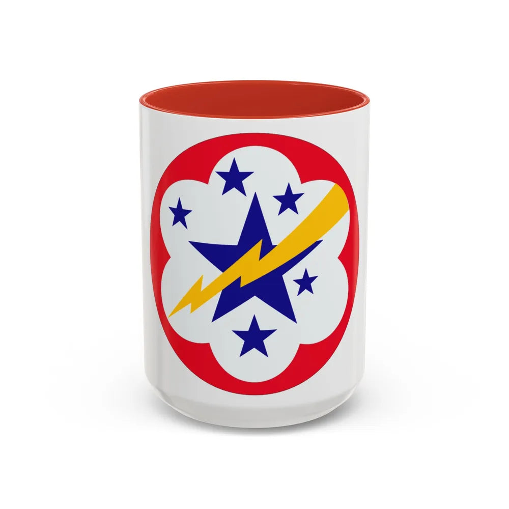 Western Pacific United States Forces (U.S. Army) Accent Coffee Mug 15oz Red - Go Mug Yourself