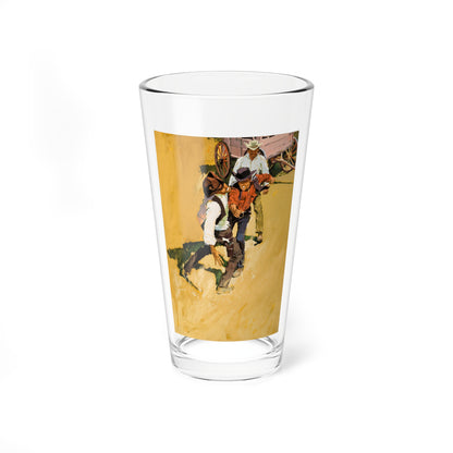 Western Painted Cover - Pint Glass 16oz-16oz-Go Mug Yourself