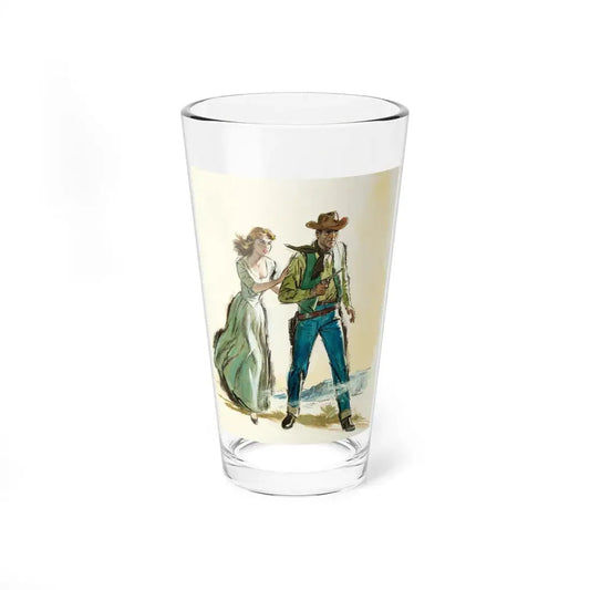 Western Paperback Cover - Pint Glass 16oz 16oz - Go Mug Yourself
