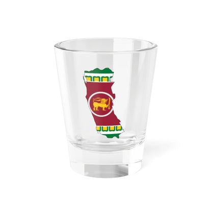 Western Province Flag-map (Sri Lanka) Shot Glass 1.5oz 1.5oz - Go Mug Yourself