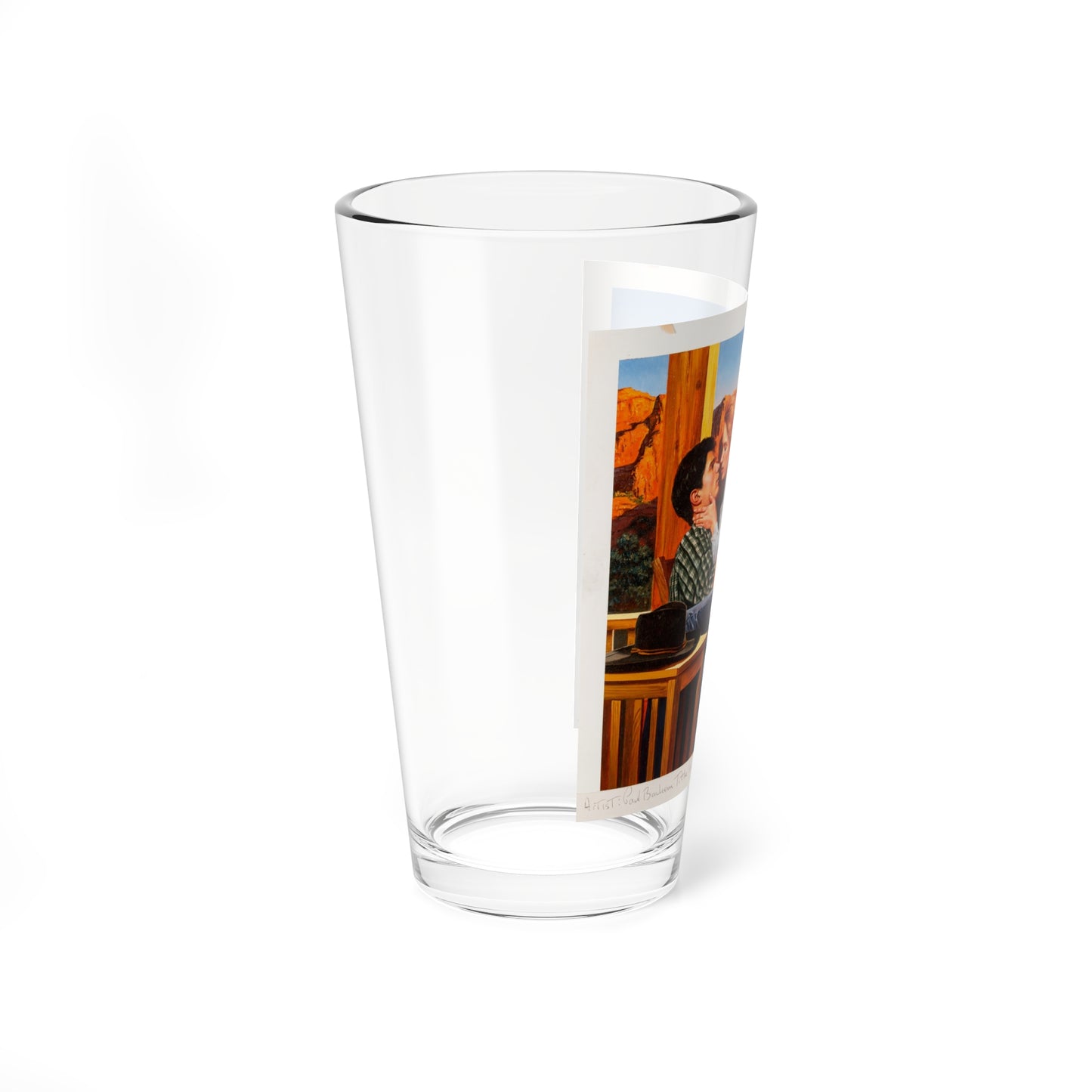 Western Romance - Pint Glass 16oz-Go Mug Yourself