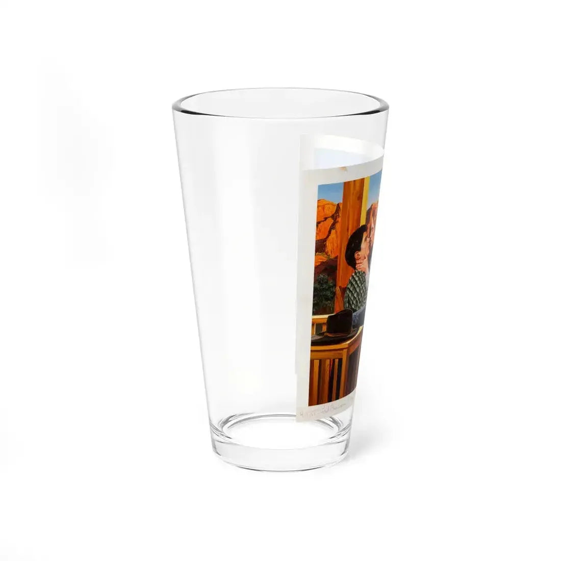 Western Romance - Pint Glass 16oz - Go Mug Yourself