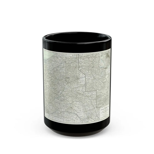 Western Theatre of War (1918) (Map) Black Coffee Mug-15oz-Go Mug Yourself