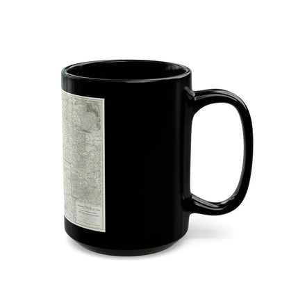 Western Theatre of War (1918) (Map) Black Coffee Mug - Go Mug Yourself