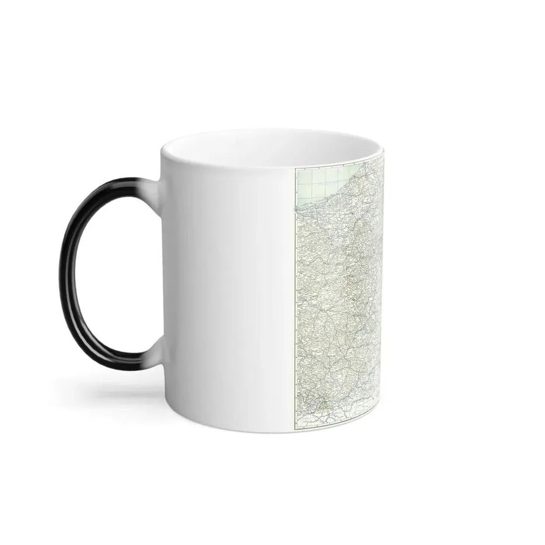 Western Theatre of War (1918) (Map) Color Changing Mug 11oz - Go Mug Yourself