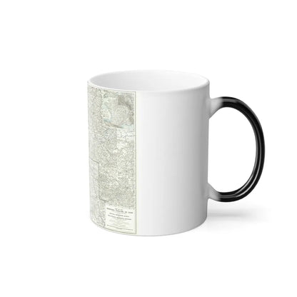 Western Theatre of War (1918) (Map) Color Changing Mug 11oz-Go Mug Yourself