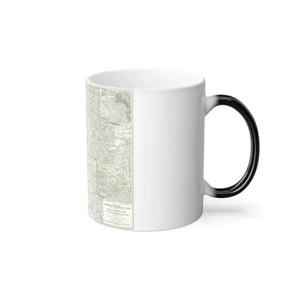 Western Theatre of War (1918) (Map) Color Changing Mug 11oz - Go Mug Yourself