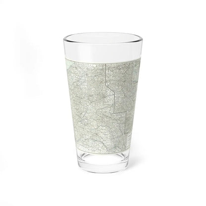 Western Theatre of War (1918) (Map) Pint Glass 16oz-16oz-Go Mug Yourself