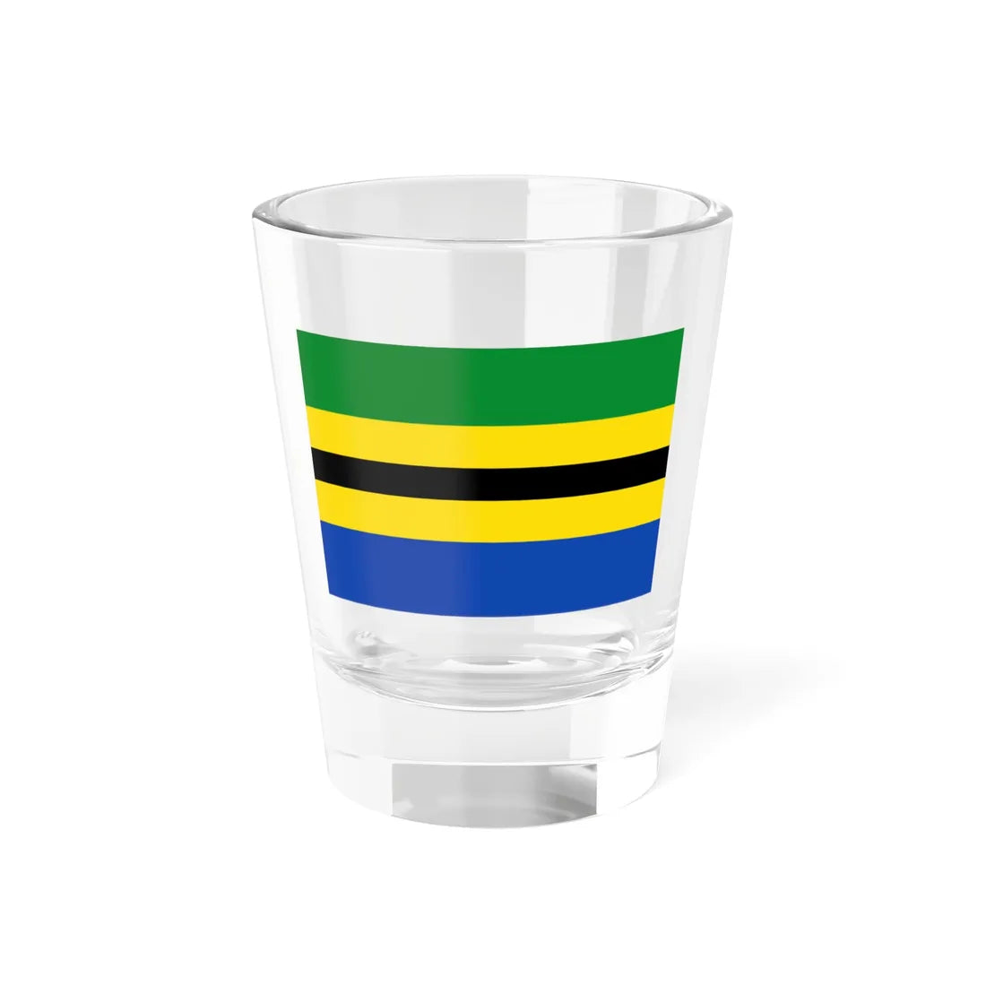 Westerveld gemeentevlag (Netherlands) Shot Glass 1.5oz 1.5oz - Go Mug Yourself