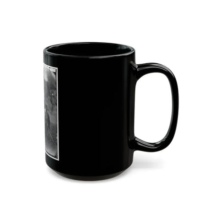 Westover Landing, Va. Col. James H. Childs (Standing) With Other Officers Of The 4th Pennsylvania Cavalry (U.S. Civil War) Black Coffee Mug - Go Mug Yourself