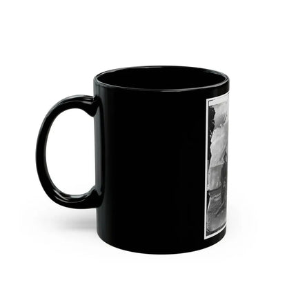 Westover Landing, Va. Col. James H. Childs (Standing) With Other Officers Of The 4th Pennsylvania Cavalry (U.S. Civil War) Black Coffee Mug - Go Mug Yourself