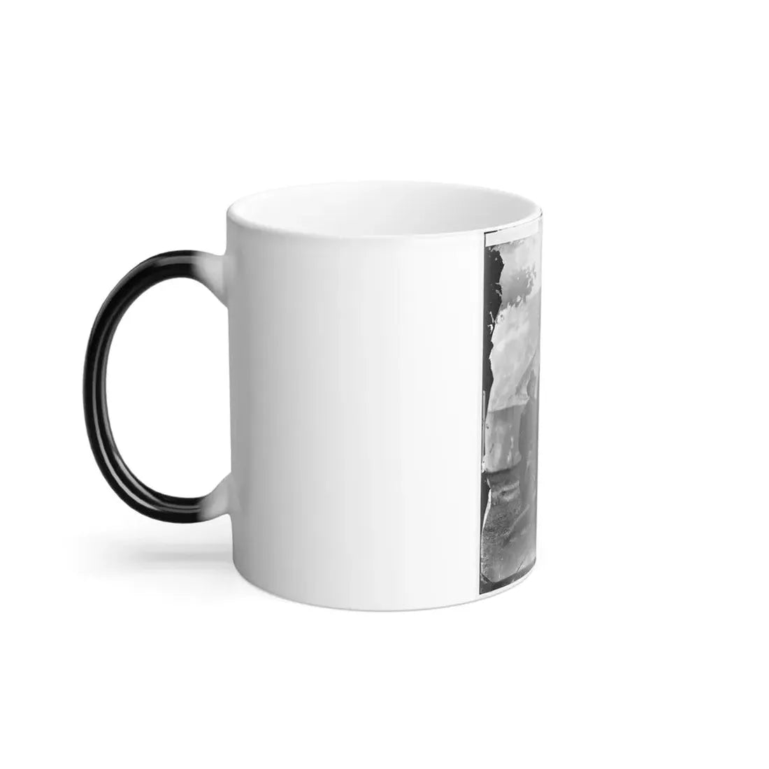 Westover Landing, Va. Col. James H. Childs (Standing) With Other Officers of the 4Th Pennsylvania Cavalry (U.S. Civil War) Color Changing Coffee Mug 11oz - Go Mug Yourself