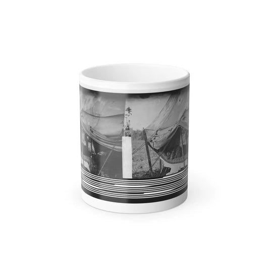 Westover Landing, Va. Lt. Col. Samuel W. Owen, 3D Pennsylvania Cavalry, Caught Napping (U.S. Civil War) Color Changing Coffee Mug 11oz-11oz-Go Mug Yourself