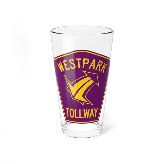 Westpark Tollway (Texas) (Road Sign) Pint Glass 16oz 16oz - Go Mug Yourself