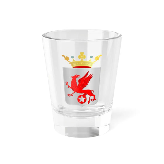 Weststellingwerf wapen (Netherlands) (Coat of Arms) Shot Glass 1.5oz 1.5oz - Go Mug Yourself