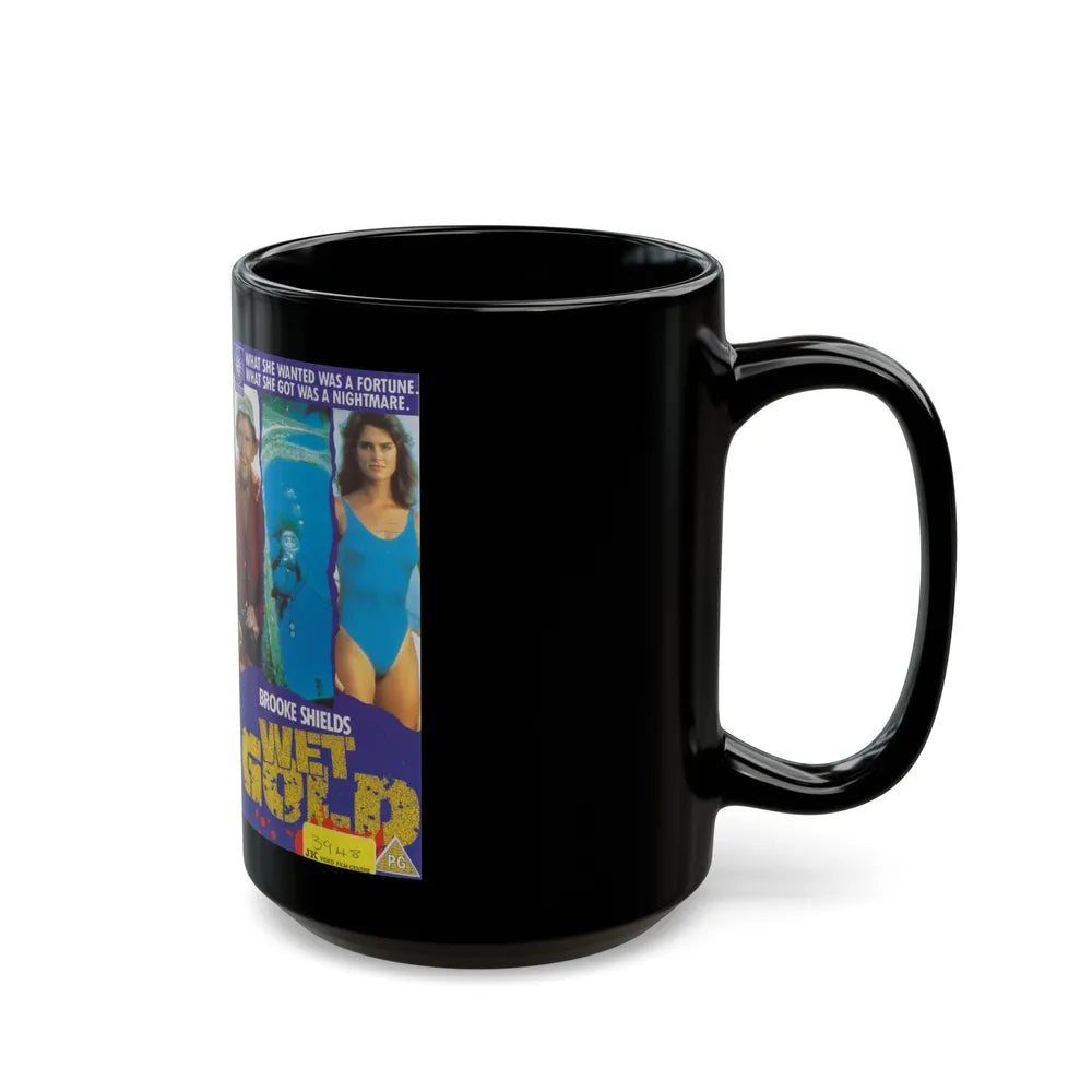 WET GOLD (VHS COVER) - Black Coffee Mug-Go Mug Yourself