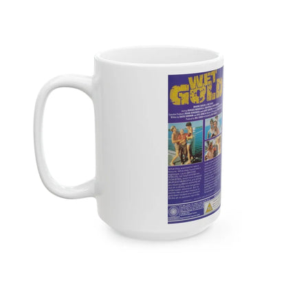 WET GOLD (VHS COVER) - White Coffee Mug-Go Mug Yourself