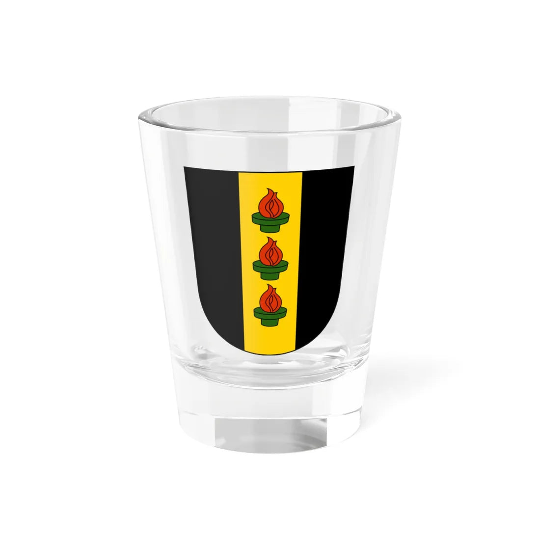 Wetzikon-blazon (Switzerland) (Coat of Arms) Shot Glass 1.5oz 1.5oz - Go Mug Yourself