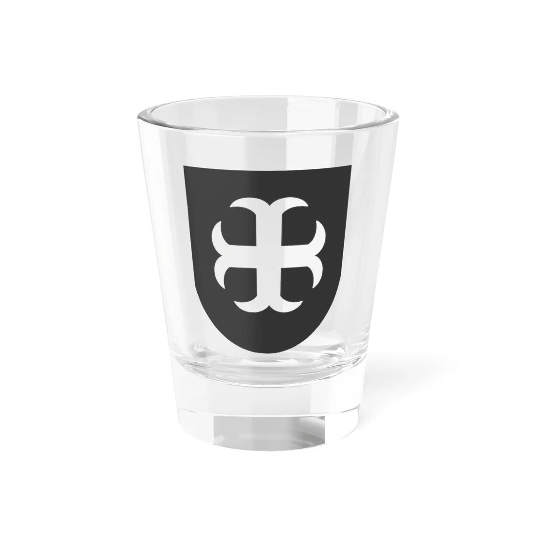 Wezembeek-oppem coat of arms (Belgium) (Coat of Arms) Shot Glass 1.5oz 1.5oz - Go Mug Yourself