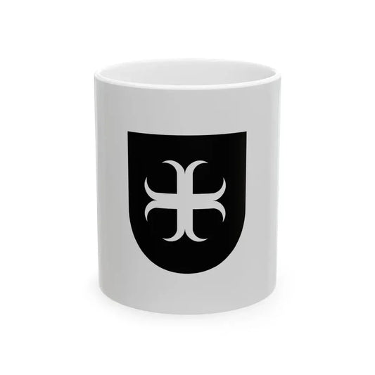 Wezembeek-Oppem vlag (Belgium) White Coffee Mug 11oz - Go Mug Yourself